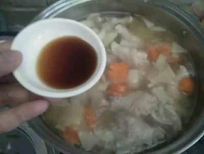 วิธีทำ ซุปไก่มันฝรั่ง