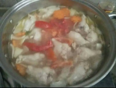 วิธีทำ ซุปไก่มันฝรั่ง