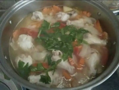 วิธีทำ ซุปไก่มันฝรั่ง