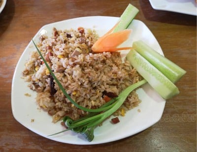 Fried Rice With Red Pork