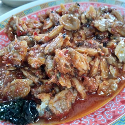 เนื้อหอยลายผัดพริกเผา