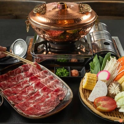 เมนูของร้าน Donabe Sukiyaki Shabushabu & Yakiniku RCA