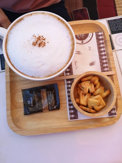 คาปูชิโน่ร้อน