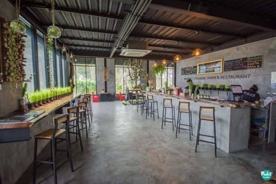 บรรยากาศ Home Organic & Restaurant