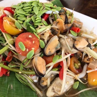 เมนูของร้าน ชุมแพตำสะดิ้ง