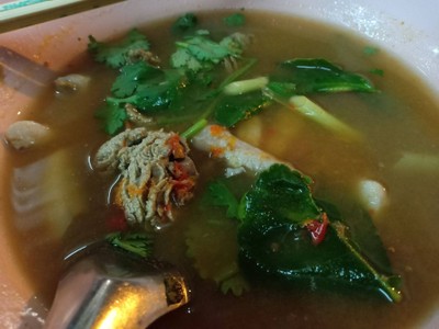 ต้มยำเนื้อปลา + ไข่