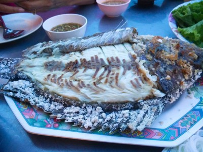 เมี่ยงปลาเผา