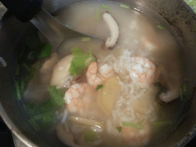 วิธีทำ ข้าวต้มกุ้ง