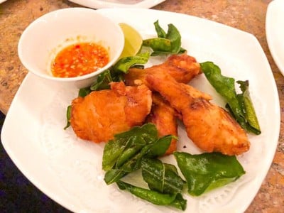 ปลามาสี่ชิ้นถ้วน