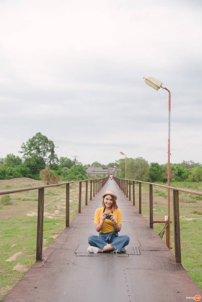 บรรยากาศ สะพานเหล็กโคกขนุน