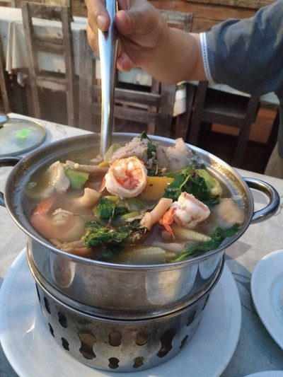 แกงเลียงกุ้งสด