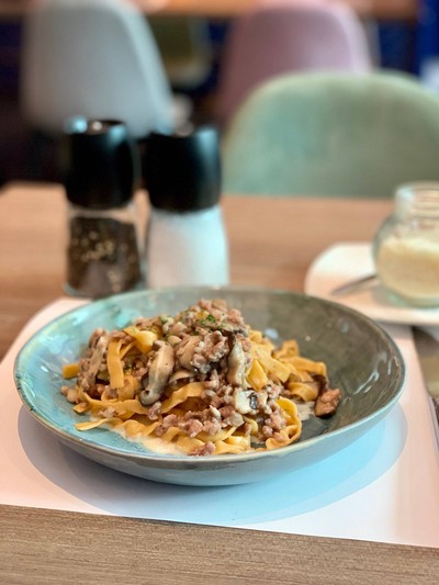 TAGLIATELLE ALLA MONTANARA