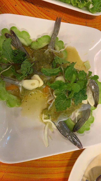 กุ้งแช่น้ำปลา