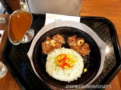 Double Hamburg Curry Rice