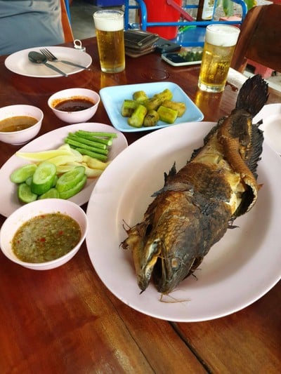 ปลาช่อนอบฟาง