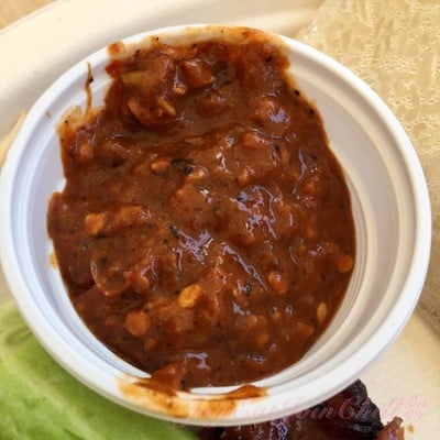 ข้าวเหนียวหมูสันคอย่าง แจ่วปลาร้า##1