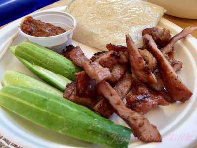 ข้าวเหนียวหมูสันคอย่าง แจ่วปลาร้า##1