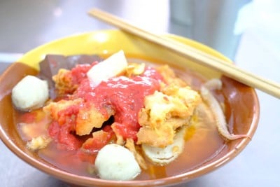 หมี่เหลืองน้ำเย็นตาโฟ