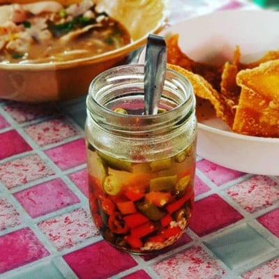 น้ำส้มพริกดอง