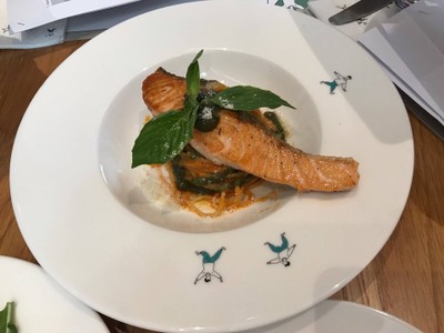 Vodka Salmon Pesto