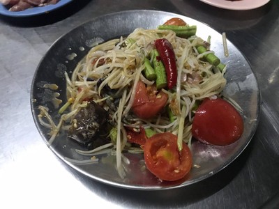 ตำซั่วปูปลาร้า