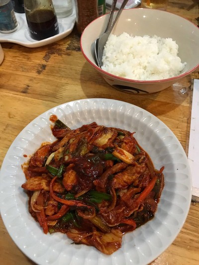 หมูผัดกิมจิ