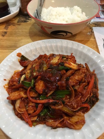 หมูผัดกิมจิ