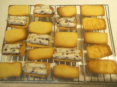 แซนด์วิชคุกกี้ไส้แครนเบอร์รี่