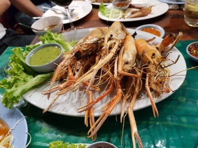 กุ้งเผา