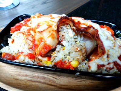 ข้าวอบหมูสามชั้น ราคา 280 บาท++