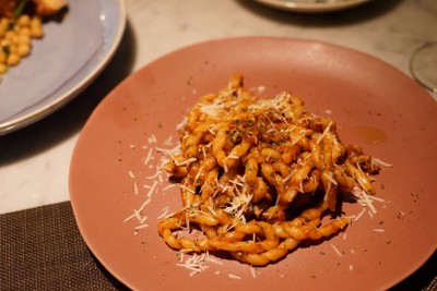 Calabrian fileja/ tender pork ribs/ sipcy nduja