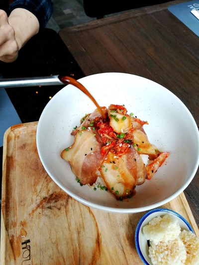 ข้าวหน้าหมูสามชั้น ซุปเป็ดตุ๋น ราคา 320 บาท++