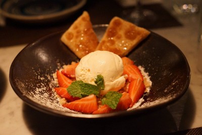 Pancake and Ice cream