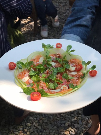 ยำปลาแซลมอล