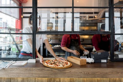 บรรยากาศ Soho Pizza อโศก