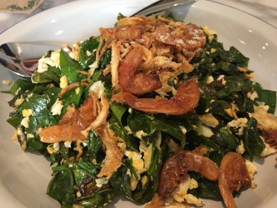 ใบเหลียงผัดไข่