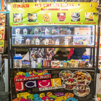 หน้าร้าน Jack ice-cream rolls