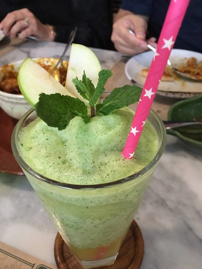 น้ำปั่นแอปเปิ้ล มิ้นท์ แพชชั่นฟรุ๊ต