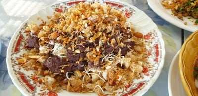 เมนูของร้าน ลาบบ่อทอง