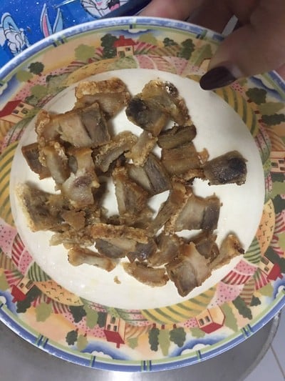 วิธีทำ “ผัดผักกาดขาวเต้าหู้ไข่หมูกรอบ" วิธีทำ “ผัดผักกาดขาวเต้าหู้ไข่หมูกรอบ"