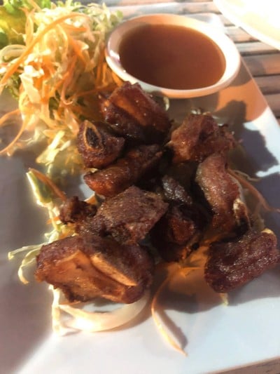 ซี่โครงหมูบรั่นดี