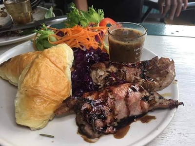 Beef Steak Wrapped Bacon