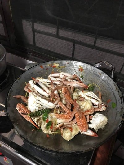 ปูม้าผัดฉ่า