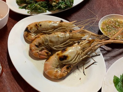 กุ้งใหญ่เผา