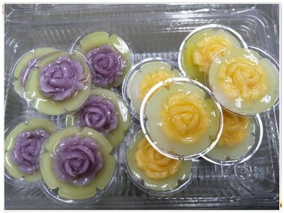 วุ้นกะทิมันม่วง&มันส้ม