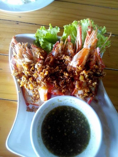กุ้งทอดกระเทียม