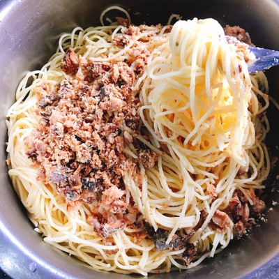 วิธีทำ สปาเก็ตตี้ปลาเค็ม