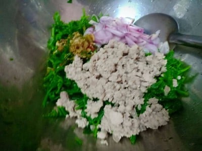 วิธีทำ ยำผักกูด วิธีทำ ยำผักกูด