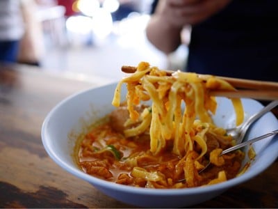 เมนูของร้าน ข้าวซอยแม่สาย