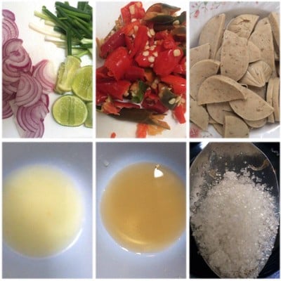 วิธีทำ ยำแซ่บหมูยอ